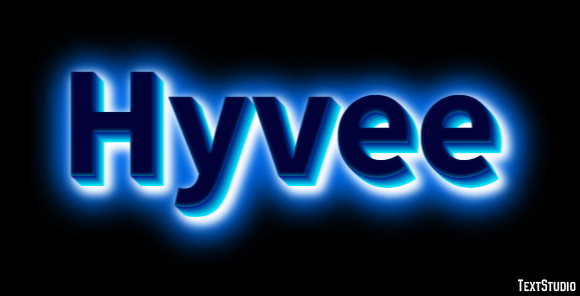 Hyvee Tekst Effect