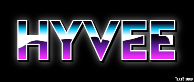 Hyvee Tekst Effect