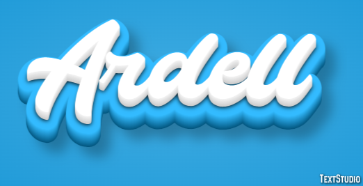 Ardell Text Effect