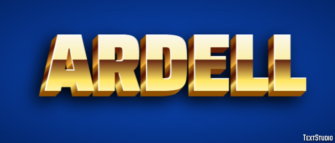 Ardell Texteffekt
