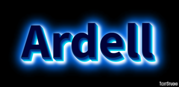 Ardell Эффект текста