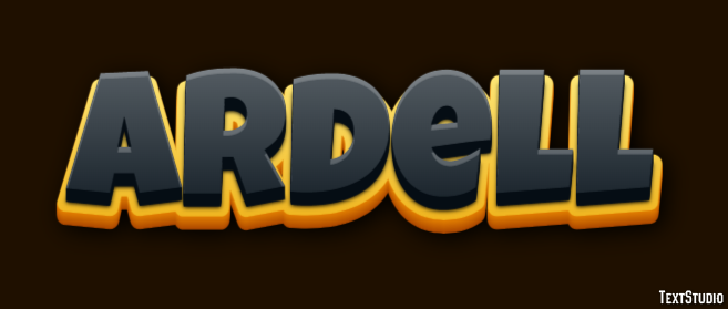 Ardell Texteffekt