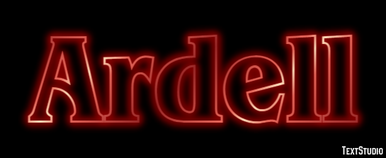 Ardell Text Effect