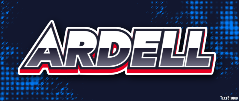 Ardell Text Effect