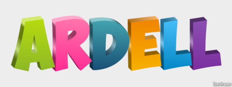 Ardell Text Effect