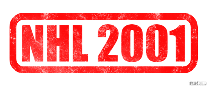 NHL 2001 Effet de Texte