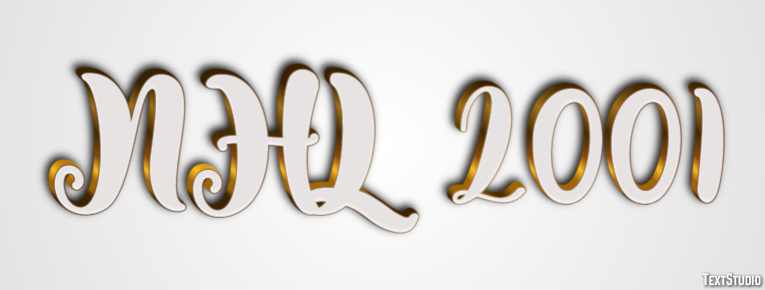 NHL 2001 Effet de Texte