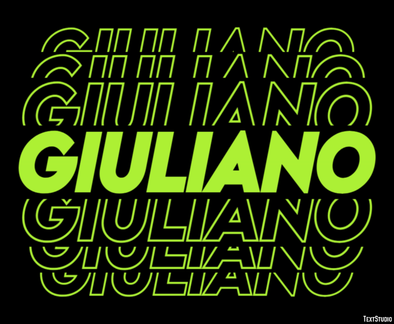 Giuliano Texteffekt