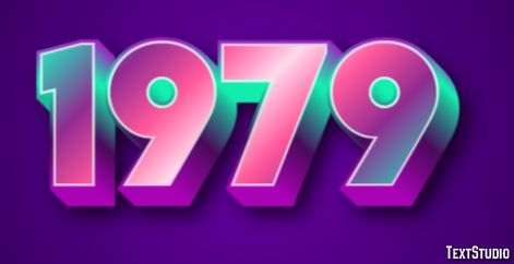 1979 Text Effect