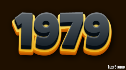 1979 Text Effect