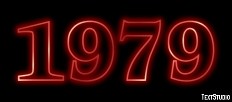 1979 Text Effect