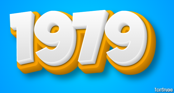 1979 Text Effect