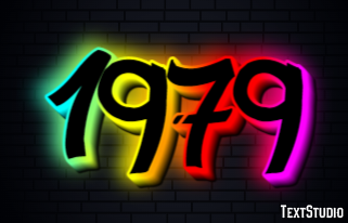 1979 Text Effect