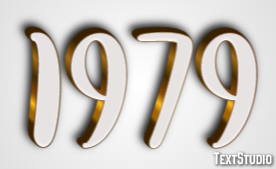1979 Text Effect