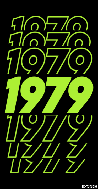 1979 Text Effect