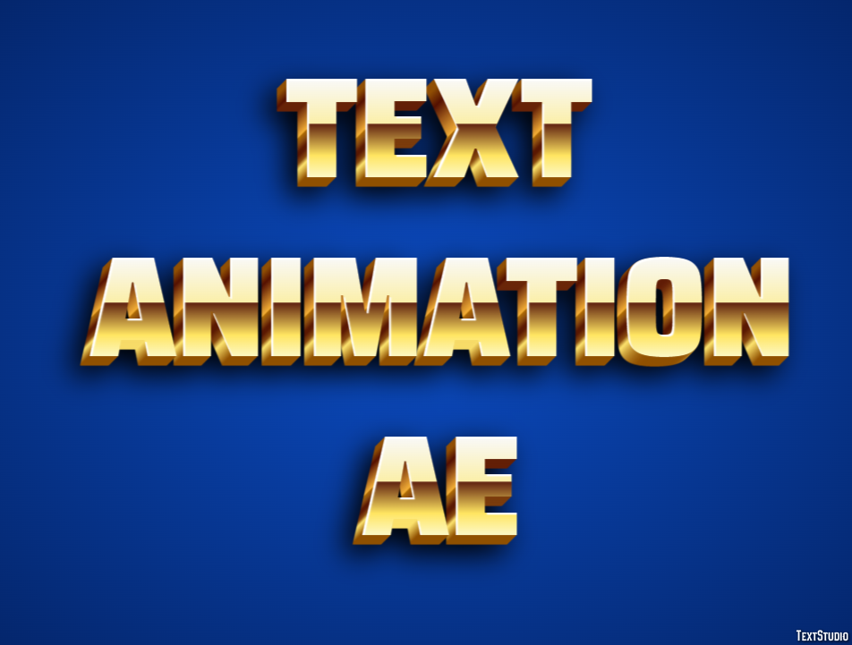 Text Animation Ae Text effect