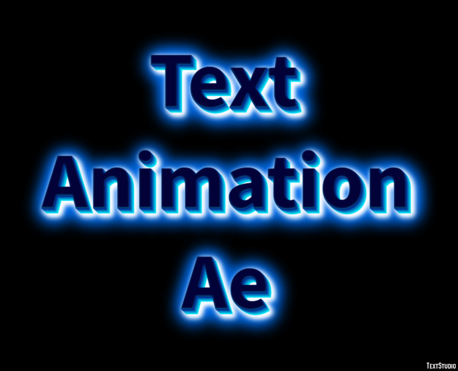 Text Animation Ae Эффект текста