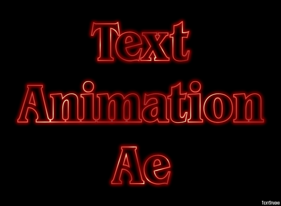 Text Animation Ae Text effect