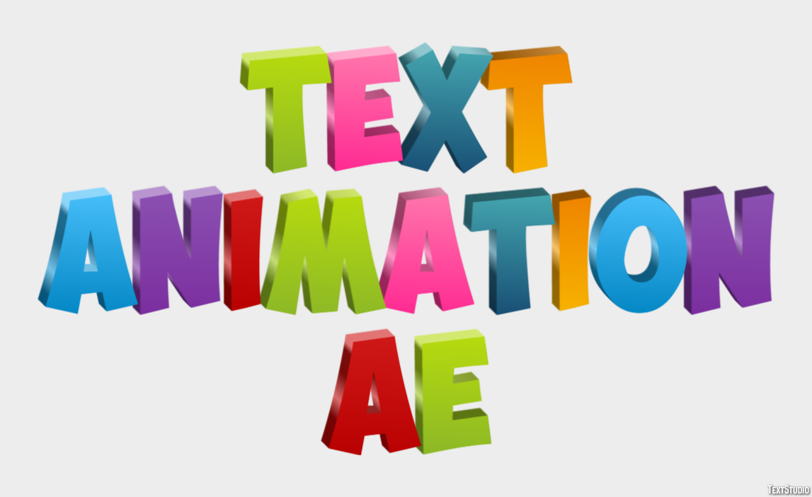 Text Animation Ae Text effect