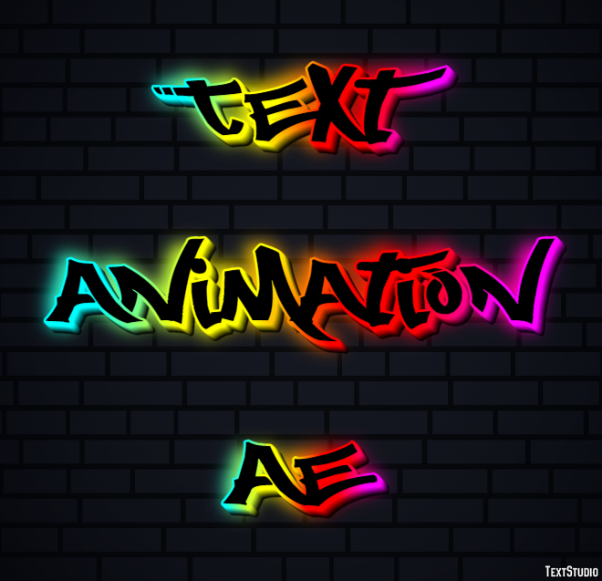 Text Animation Ae Text effect