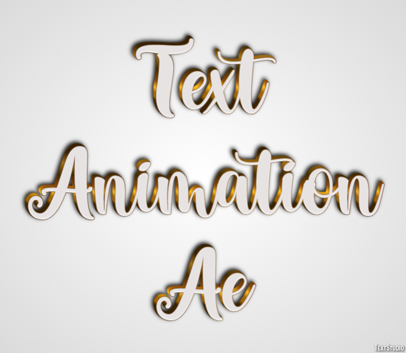 Text Animation Ae Texteffekt