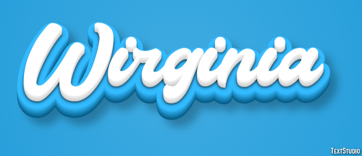 Wirginia Efecto de Texto