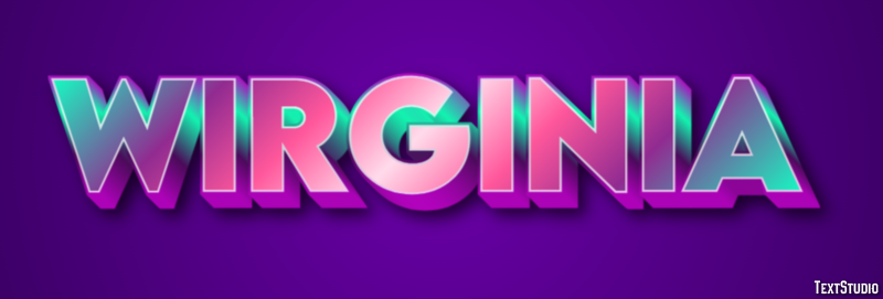 Wirginia Efecto de Texto