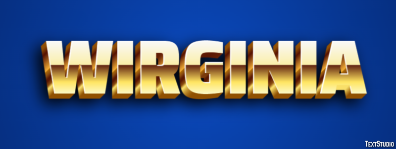 Wirginia テキスト効果