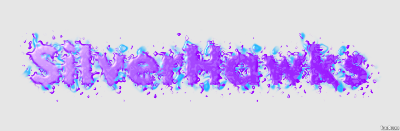SilverHawks Text Effect