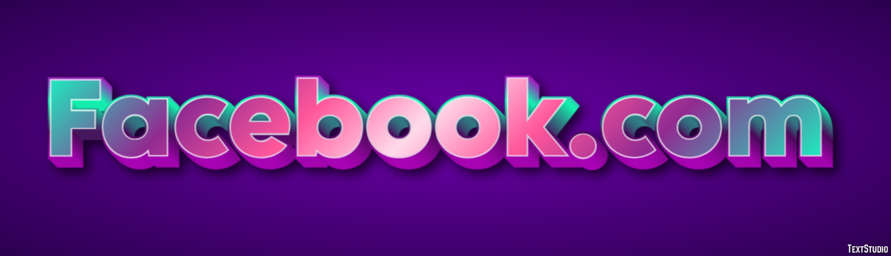 Facebook.com Tekst effect