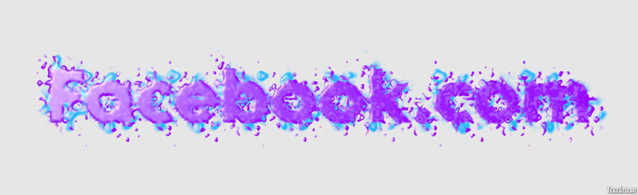 Facebook.com Tekst effect