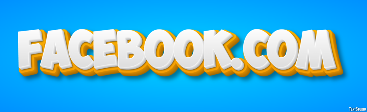 Facebook.com Tekst effect