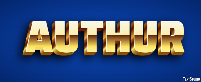 Authur Text effect