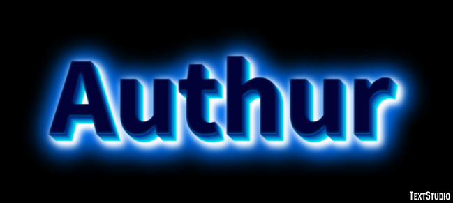 Authur Text effect