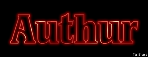 Authur Text effect