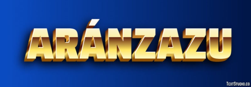Aránzazu Efecto de texto