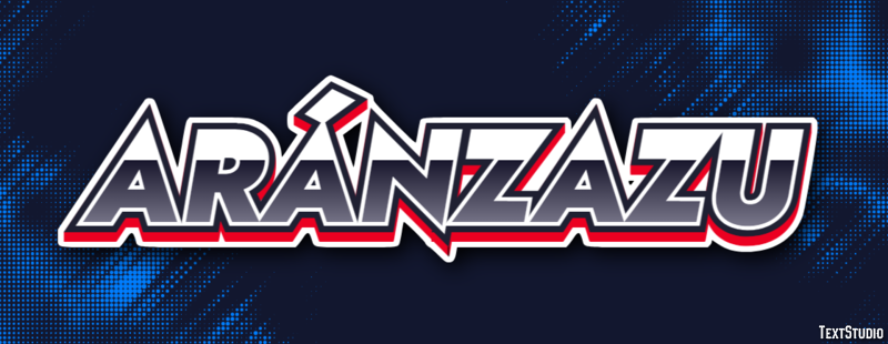 Aránzazu Efecto de texto