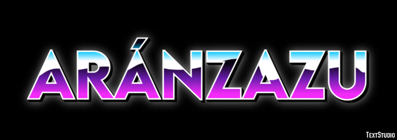 Aránzazu Efecto de texto