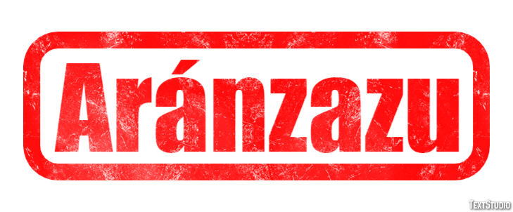 Aránzazu Efecto de texto