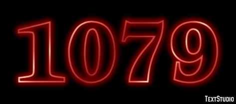 1079 Text effect