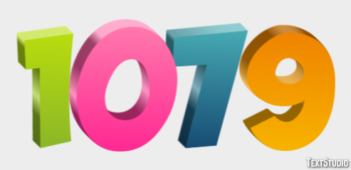 1079 Efeito de texto