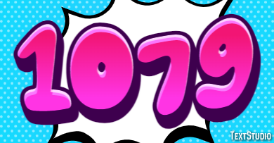 1079 Text effect