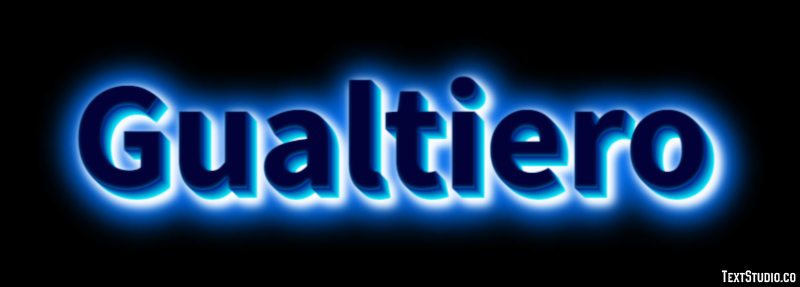 Gualtiero Text Effect