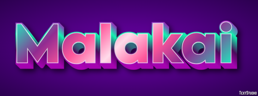 Malakai Efecto de texto