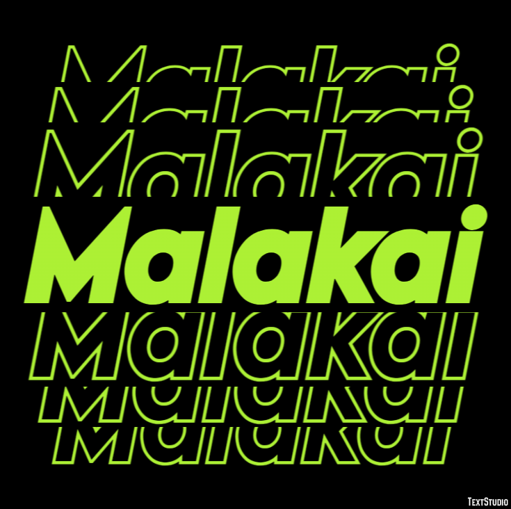 Malakai Text Effect