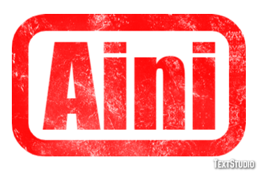 Aini Effetto testo