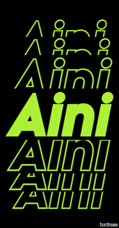 Aini Text Effect