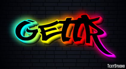 Gettr Texteffekt