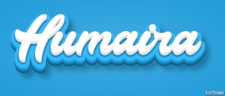 Humaira Texteffekt