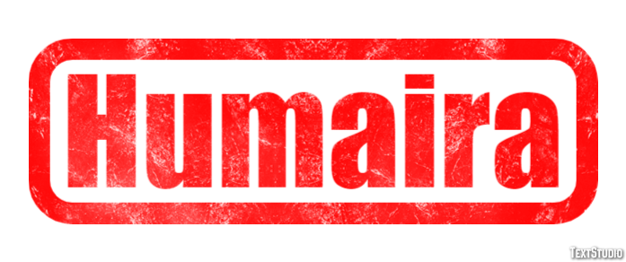 Humaira Texteffekt